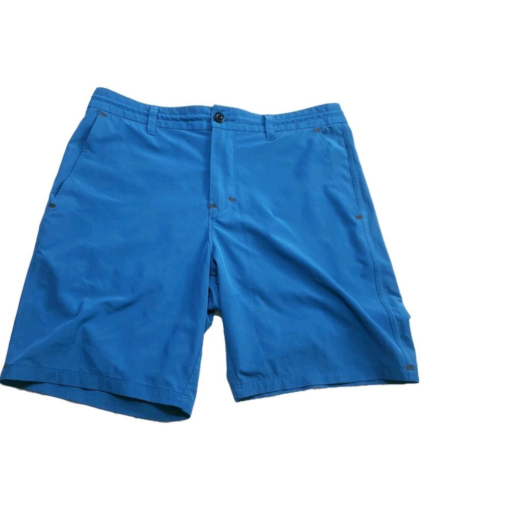 NWOT Outerknown Evolution Boardshorts Mens 32 Blue Stretch Hybrid Swim Trunk